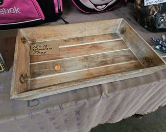 WOODEN TRAY