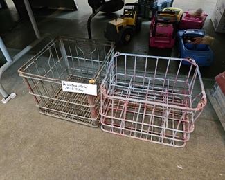 TWO MILK CRATES
