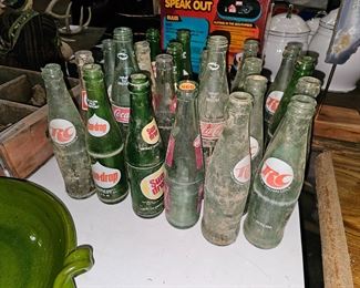 VINTAGE SODA BOTTLES