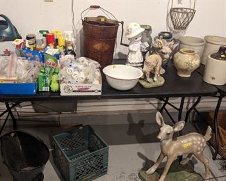 Cleaning supplies, light bulbs, etc