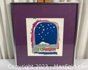 wframed abstract art3931 t