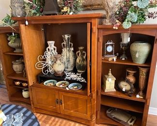 3 piece Mission Style entertainment armoire.