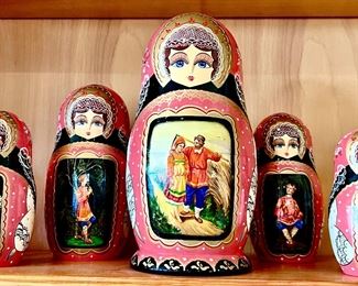 Russian nesting dolls 15 plus in this set!  Matryoshkas!