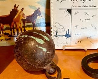 Prisoner’s cast iron ball and chain