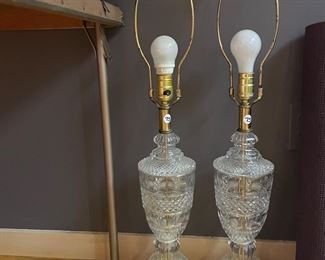 Waterford Crystal lamps