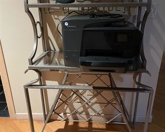 Wine rack and printer