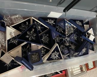 Swarovski Crystal ornaments 