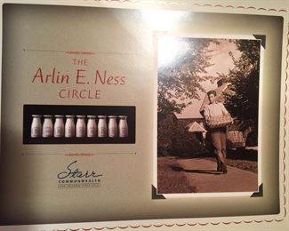 Members of the Arline E Ness Circle at Starr Commonwealth were once gifted commemorative milk bottles. This brochures tells all about it. 