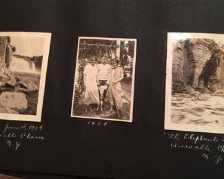 A scrapbook is full of pictures of people, places and things. 