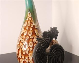 Ceramic Vintage Roosters