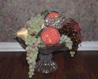 Artificial Topiary Fruit Arrangement Vintage Style Home Decor