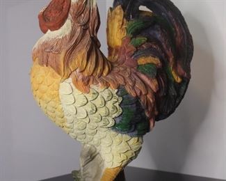 Vibrant Rooster Figurine