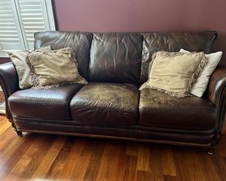 Leather sofa