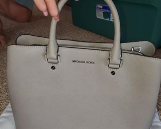 Michael Kors Savannah Leather Large Satchel 