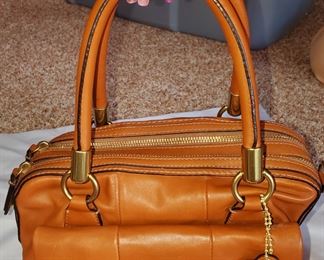 Coach Kristen 14782 Satchel Handbag Tan
