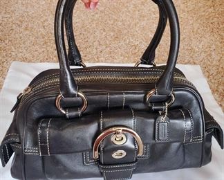 Coach Soho Carryall Leather Satchel Shoulder Bag