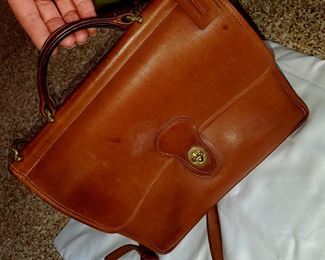 COACH Vintage Willis Bag #9927 British Tan Leather Bag