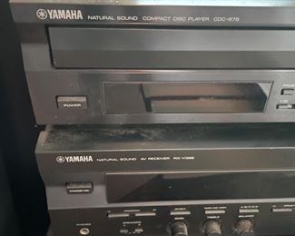 Yamaha stereo system and speakers 