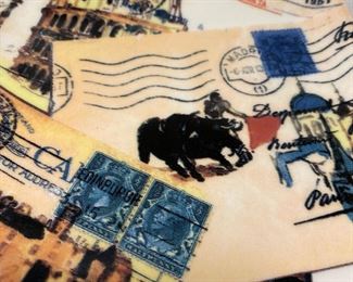 Lovely snack plates Marc Lacaza "Grand Tour"  Williams-Sonoma