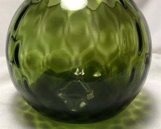 Gorgeous Green Glass...Empoli Optic Italian
