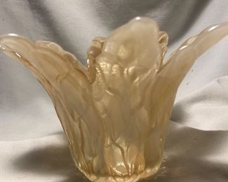 Murano bowl that is one of two that would make the most beautiful chip dip set