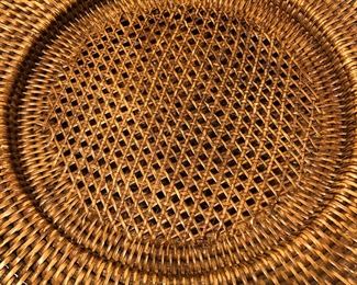 Wicked Wicker chargers