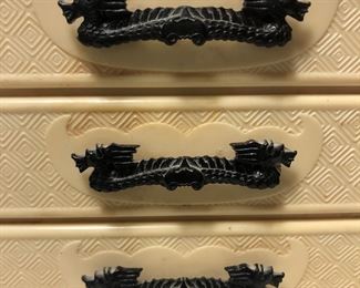 Lovely faux ivory jewelry box