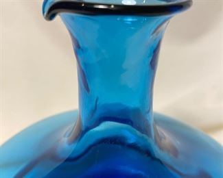 Beautiful Blue Italian decanter