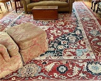 I apologize for not having info on this rug. - it’s huge and stylish but that’s all I know!