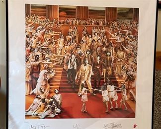 Rolling Stones  "it's Only Rock and Roll 1994 Litho Poster Signed and Numbered.  Signed in the Plate.