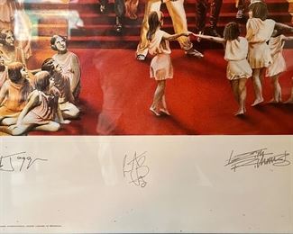 Rolling Stones  "it's Only Rock and Roll 1994 Litho Poster Signed and Numbered.  Signed in the Plate.