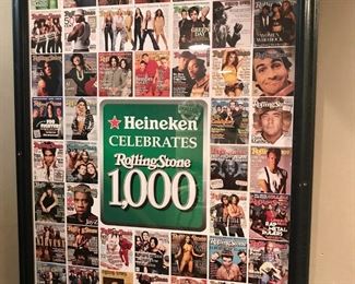 Heineken Rolling Stones Poster