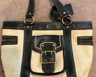 Coach Straw Tote