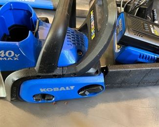 Kobalt 40-Volt chain saw