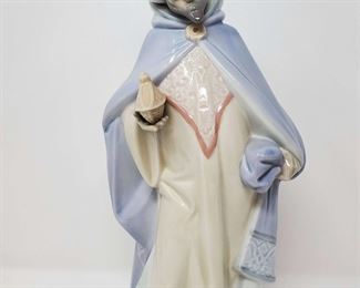 LLADRO King Balthasar Nativity Figurine II Black Legacy Collection