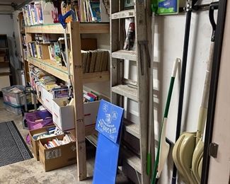 Joy dedicated turning her garage into a library for kids K-12. Truly ranges, most teen books are on the top shelves. Several in Spanish as well. I personally opened several boxes shipped directly from Scholastic of new books.