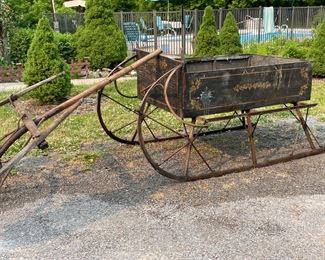 Original to family horse drawn sled