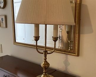 L1 - $30 2 arm brass lamp. 