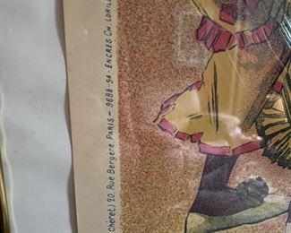 W5 - $25 reproduction circus poster. Framed measures 24.5" x 36.5". 