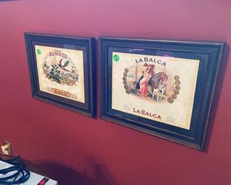 W7 - $15. Schafer's Hummer High Grade Cigar advertisement. W8 - $15 La Balca Pure Havana Cigar advertisement. 