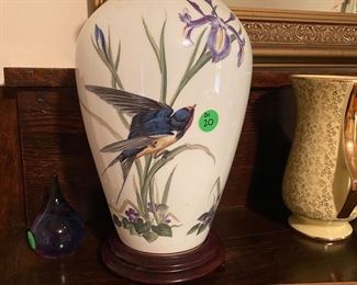D1 - $20 The Meadowland Bird Vase