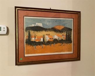 W17 - $100. Signed and # print by Pierre Bisiaux. Measures 30" x 24". 