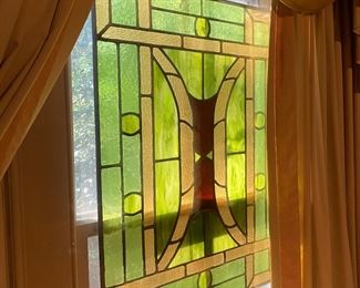 W27 - $225. Stained Glass measures 27" x 37". 