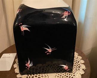 $30. Vintage Sneezing Face Tissue Cover. Signed inside. 