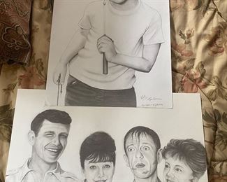 D12 - $20 each signed and numbered Andy Griffith Prints
