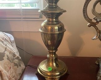 L4 - $75 Stiffel Brass Table Lamp. 