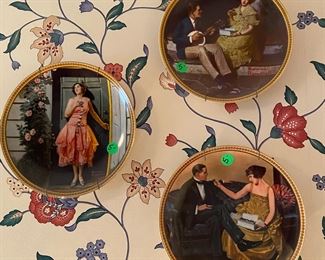 $5 Norman Rockwell Plates. 