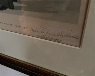 W45 - $30 Montague Williams signed print. 