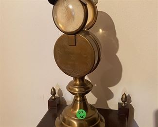 D19 - $50 Bulls eye reading lamp by Heirloom. 