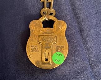 D23 - $20 lock & keys 